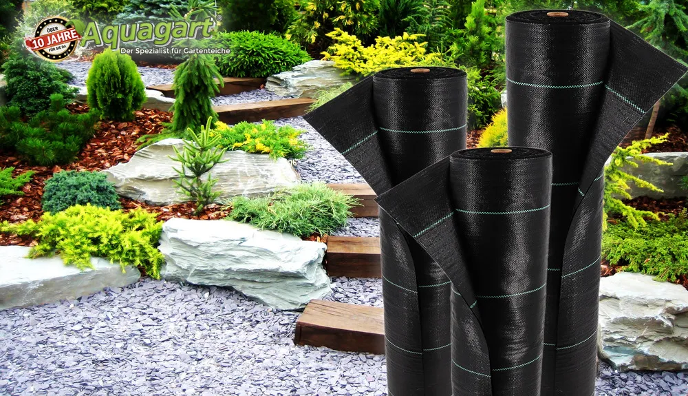 200 m² tissu de sol, bâche anti-mauvaises herbes, bâche de paillage 100 g, 2 m de large, noir